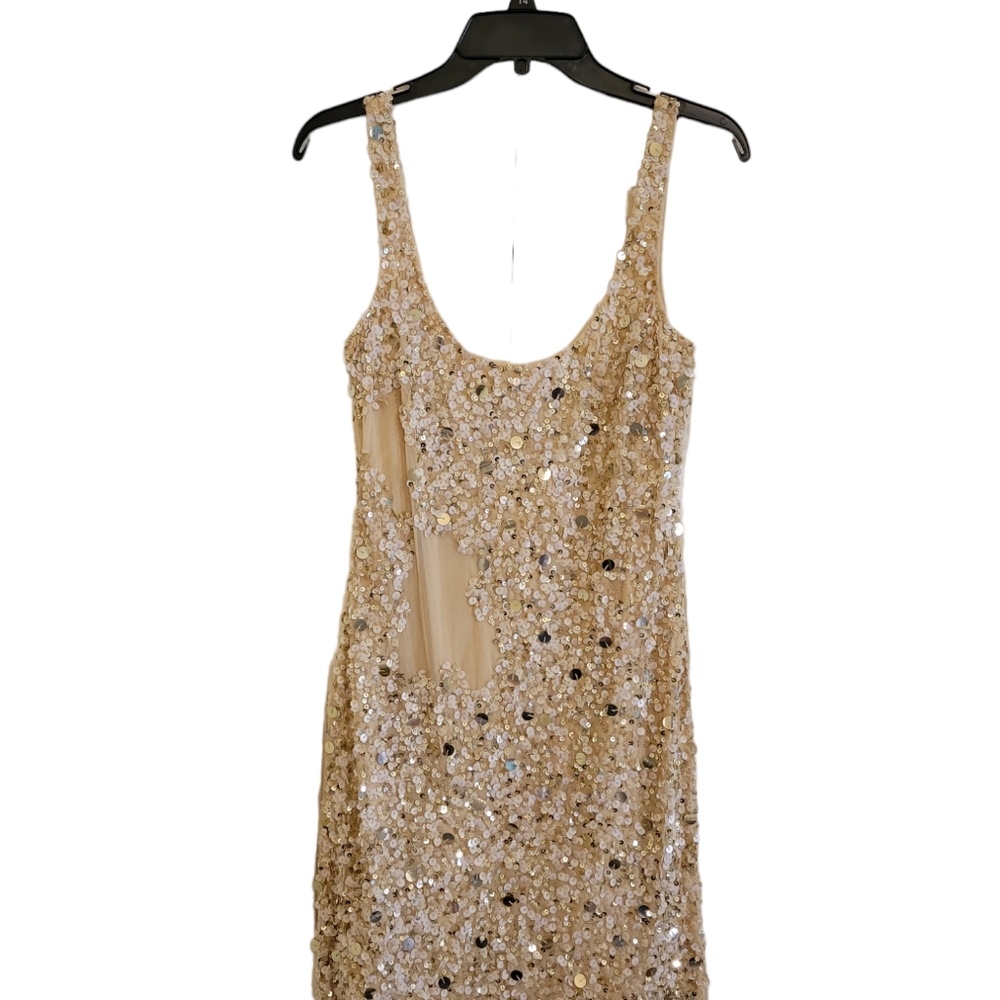NWT Aidan Mattox Sequin Tank Dress, size 6